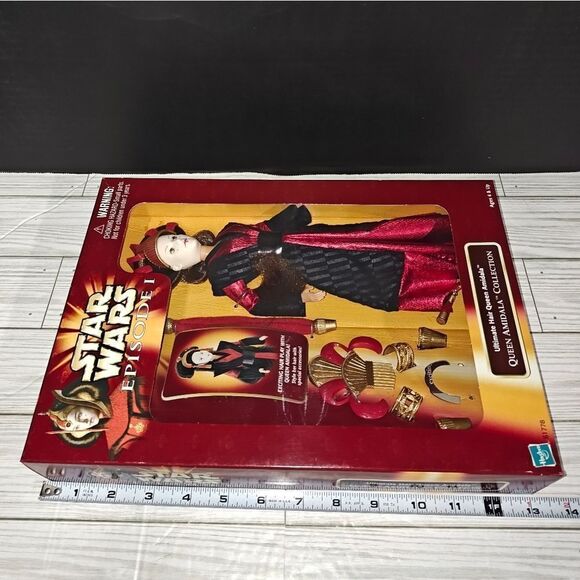 1998 Hasbro Star Wars Episode I 12" Ultimate Hair Queen Amidala Doll Figure New - Picture 9 of 10